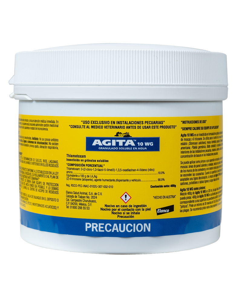 Insecticida contra Moscas Agita 10 WG (400 g) - Comercial Agropecuaria