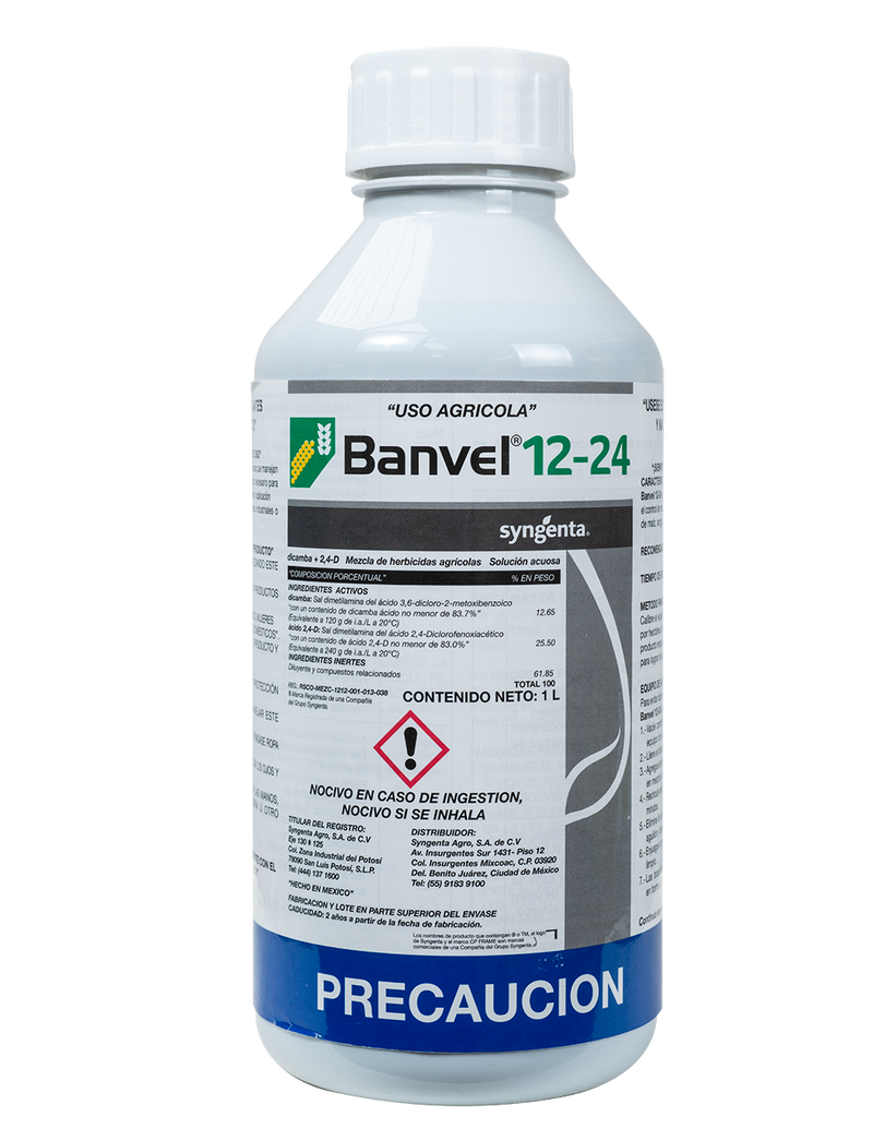 Herbicida Banvel 12-24 (1 Lt) - Comercial Agropecuaria