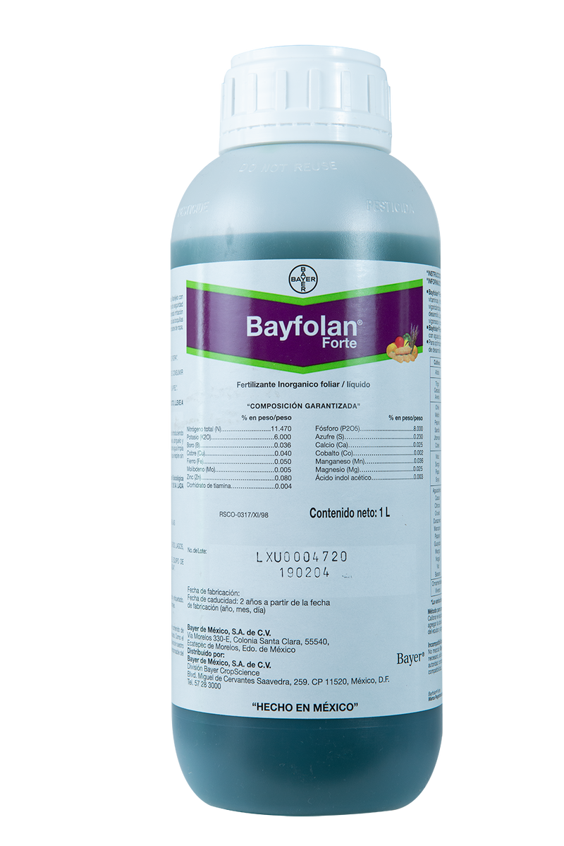 Fertilizante Bayfolan Forte (1 Lt) - Comercial Agropecuaria