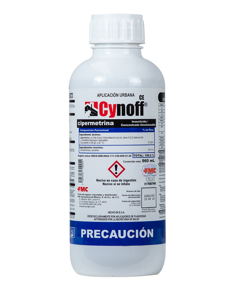 Insecticida Urbano Cynoff CE (950 ml) - Comercial Agropecuaria