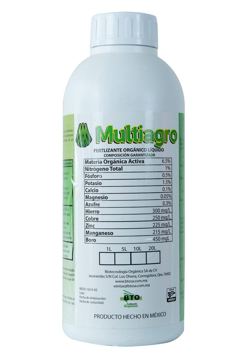 Fertilizante Orgánico Multiagro - Comercial Agropecuaria