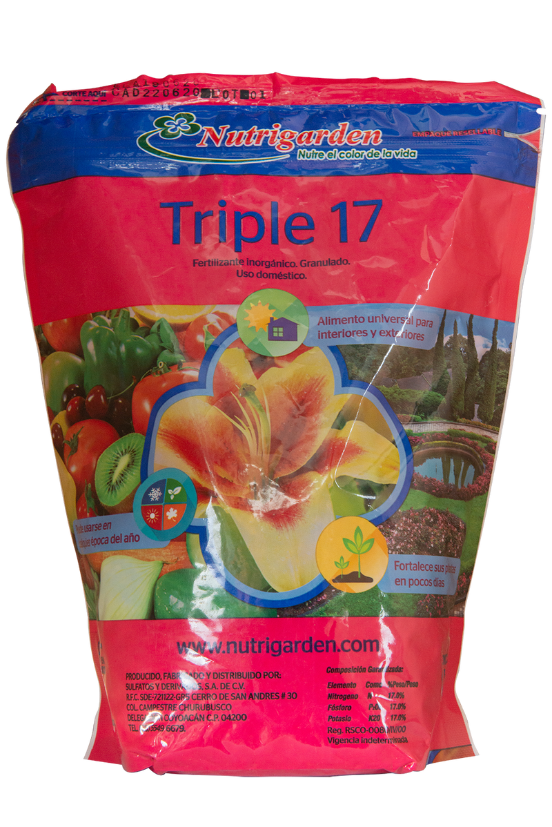 Fertilizante Triple 17 (1 Kg) - Comercial Agropecuaria