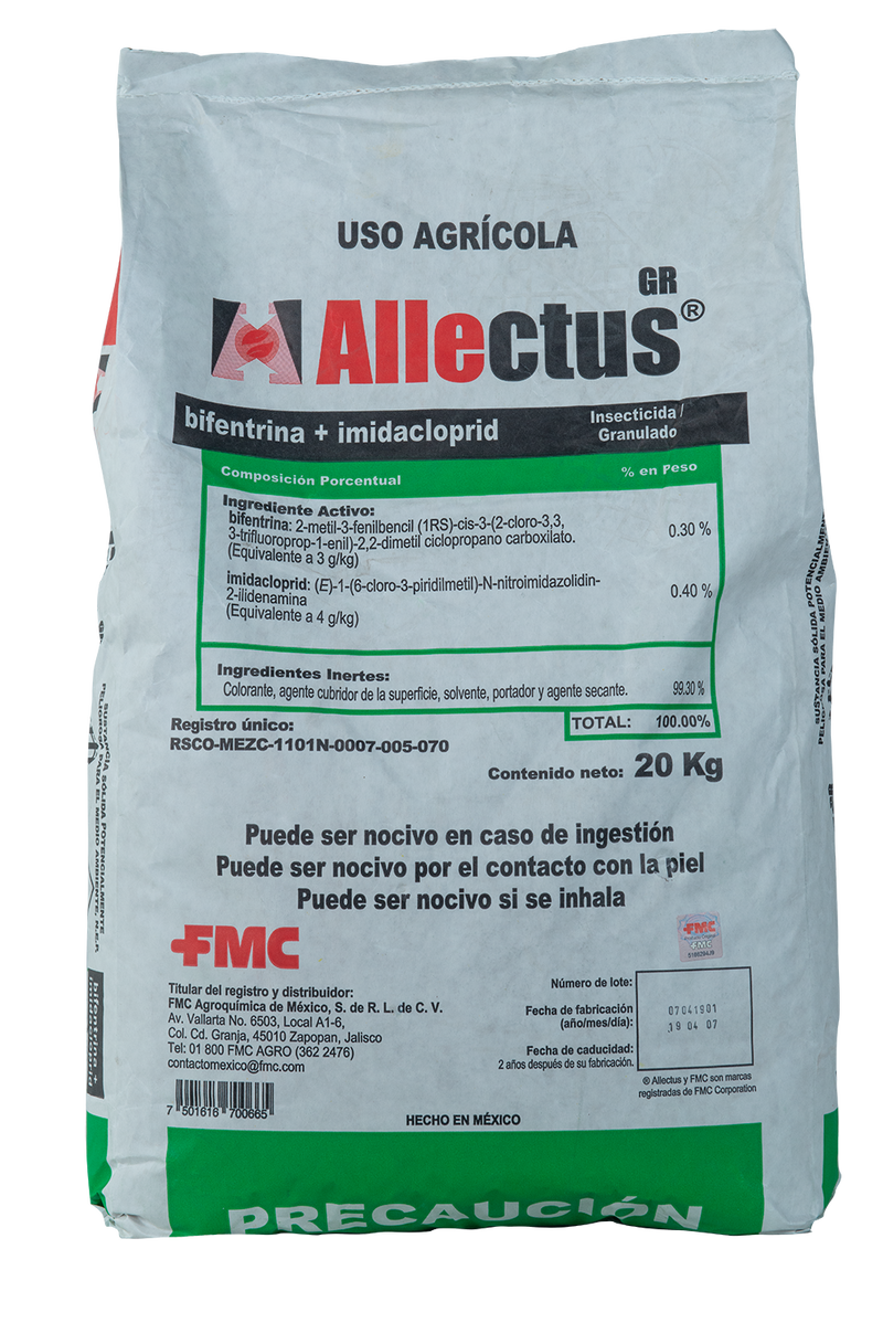Insecticida Granulado Allectus (20 kg) - Comercial Agropecuaria