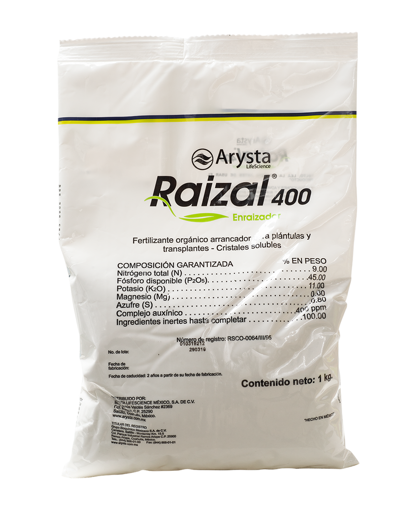 Enraizador Orgánico Raizal 400 (1 Kg) - Comercial Agropecuaria