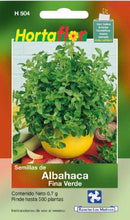 Sobre de Semilla de Albahaca Fina Verde - Comercial Agropecuaria