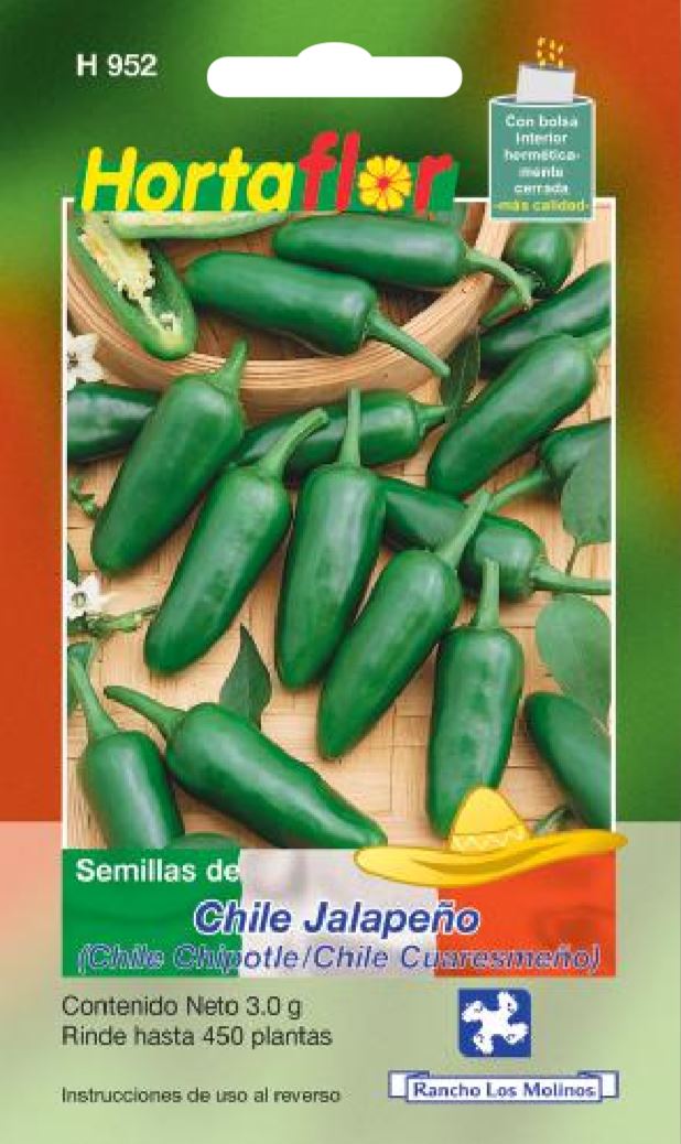 Sobre de Semilla de Chile Jalapeño - Comercial Agropecuaria