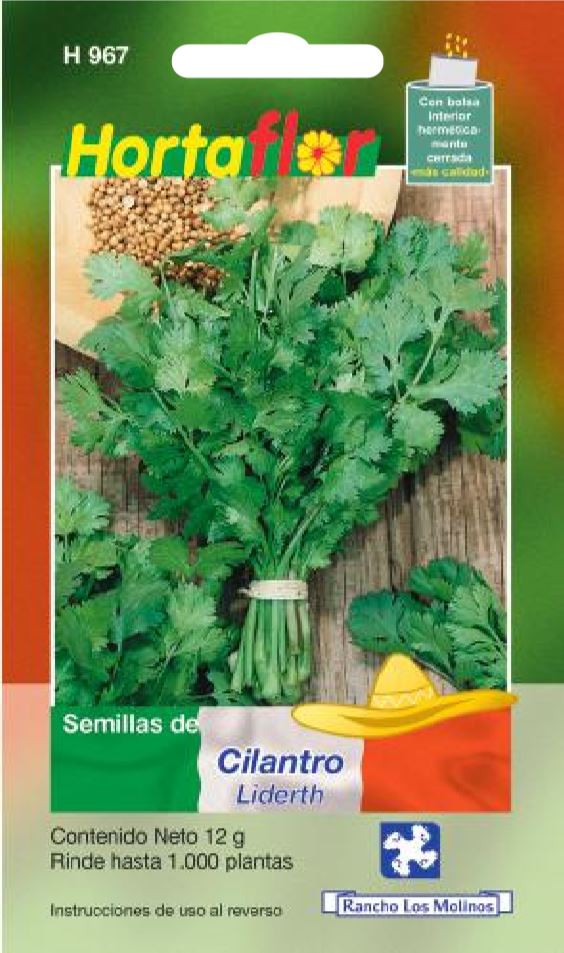 Sobre de Semilla de Cilantro - Comercial Agropecuaria