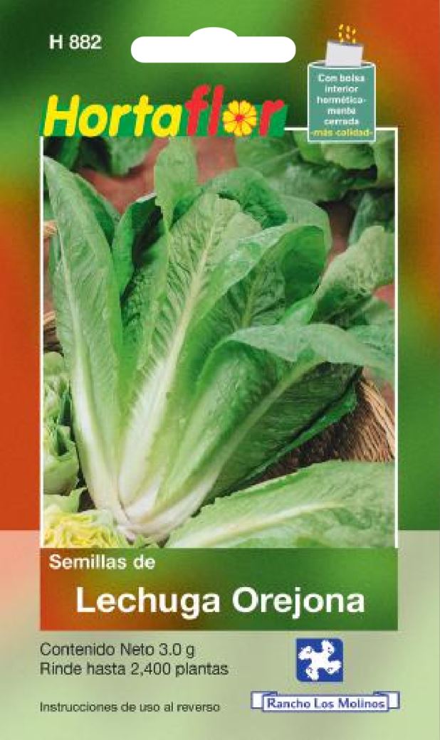 Sobre de Semilla de Lechuga Orejona - Comercial Agropecuaria