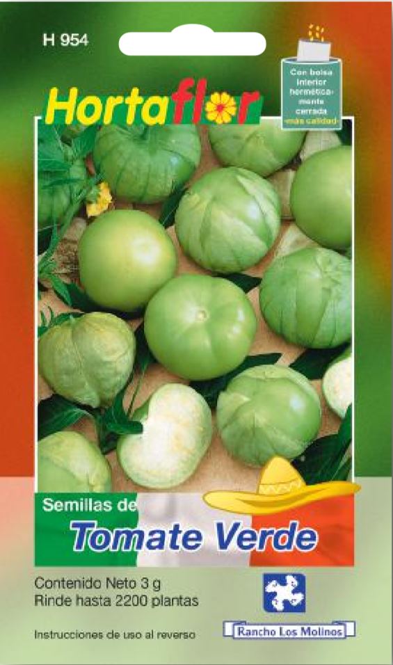 Sobre de Semilla de Tomate Verde - Comercial Agropecuaria