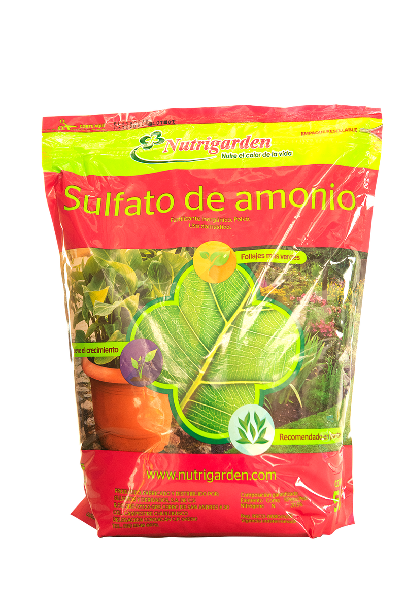 Fertilizante Sulfato de Amonio (5 Kg) - Comercial Agropecuaria
